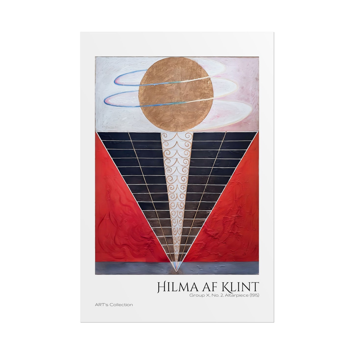 Group X No 2 Altarpiece (1915) by Hilma af Klint  / Affiche imprimée - Série ART's Collection