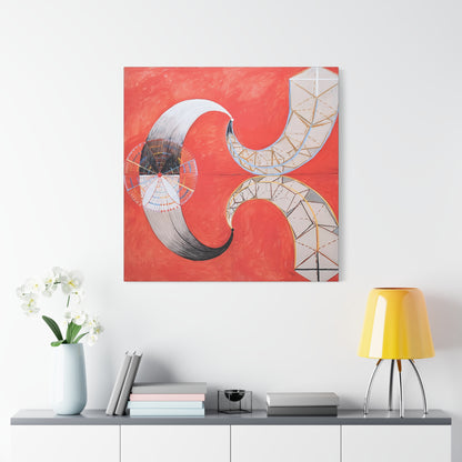 Group IX-SUW, The Swan, No. 9 (1915) by  Hilma af Klint / Reproduction Fine Art sur Toile / Large Epaisseur 3.2 cm - 1.25 inch