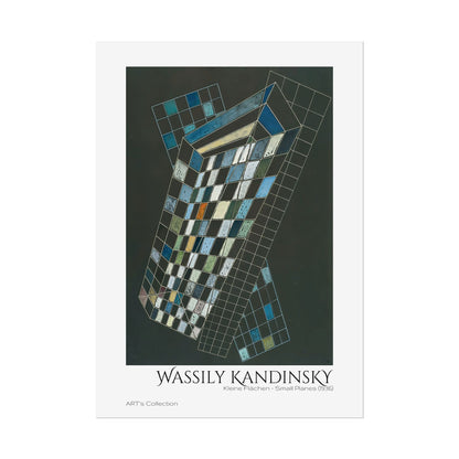 Kleine Flächen - Small Planes (1936) by Wassily Kandinsky / Affiche imprimée - Série ART's Collection
