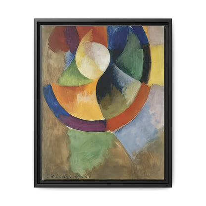 Formes circulaires, Soleil Numéro 2 (1912-13)  by Robert Delaunay  / Toile encadrée sur caisse américaine
