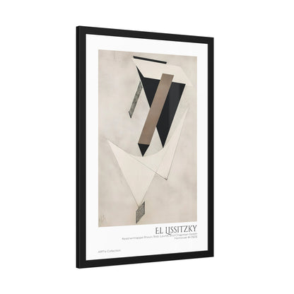 Kestnermappe Proun, Rob. Levnis and Chapman GmbH Hannover #4 (1923) by El Lissitzky / Affiche Encadrée série ART's Collection
