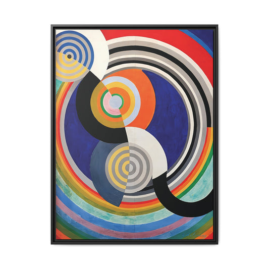 Rythme Numéro 2 (1938) by Robert Delaunay  / Toile encadrée sur caisse américaine