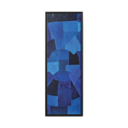 Komposition in Blau (1931) by Otto Freundlich / Toile encadrée sur caisse américaine