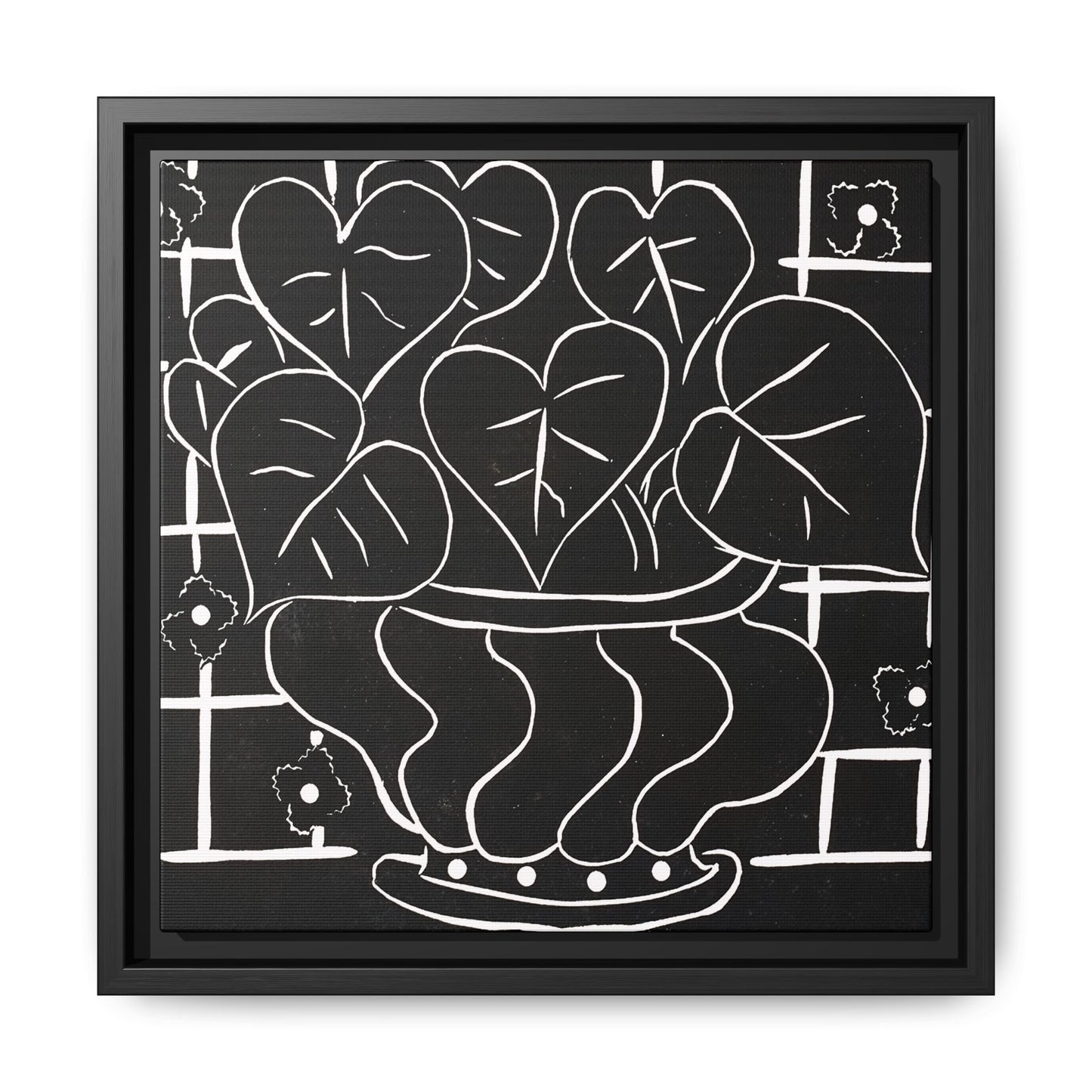 Corbeille de bégonias I (1938) by Henri Matisse / Toile encadrée sur caisse américaine
