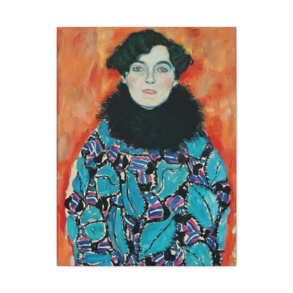 Johanna Staude (1917) by Gustav Klimt / Reproduction Fine Art sur Toile /  Epaisseur 3.2 cm - 1.25 inch