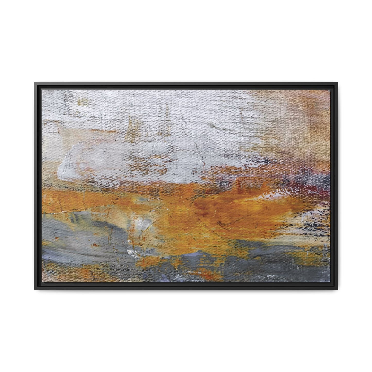 Tableau Naturel Ushuaïa "Série Sign Collections" / Toile encadrée sur caisse américaine