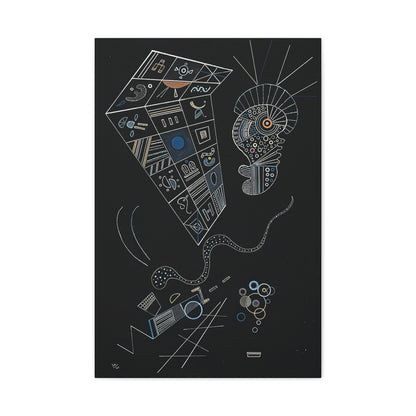 Ohne titel (1941) by Wassily Kandinsky / Reproduction Fine Art sur Toile / Epaisseur 3.2 cm - 1.25 inch