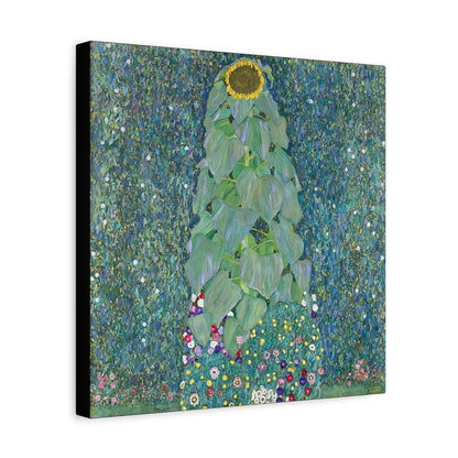 Sunflowers (1883) by Gustav Klimt / Reproduction Fine Art sur Toile / Flanc Large Epaisseur 3.2 cm - 1.25 inch