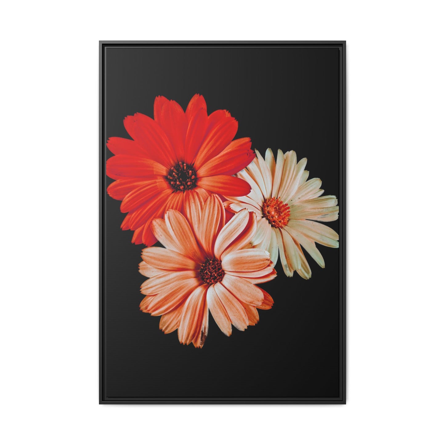 Collection Signature "FLORAL Numéro 7" sur Toile encadrée avec caisse américaine