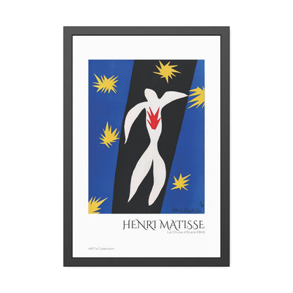 La Chute d'Icare (1943) by Henri Matisse / Affiche Encadrée série ART's Collection