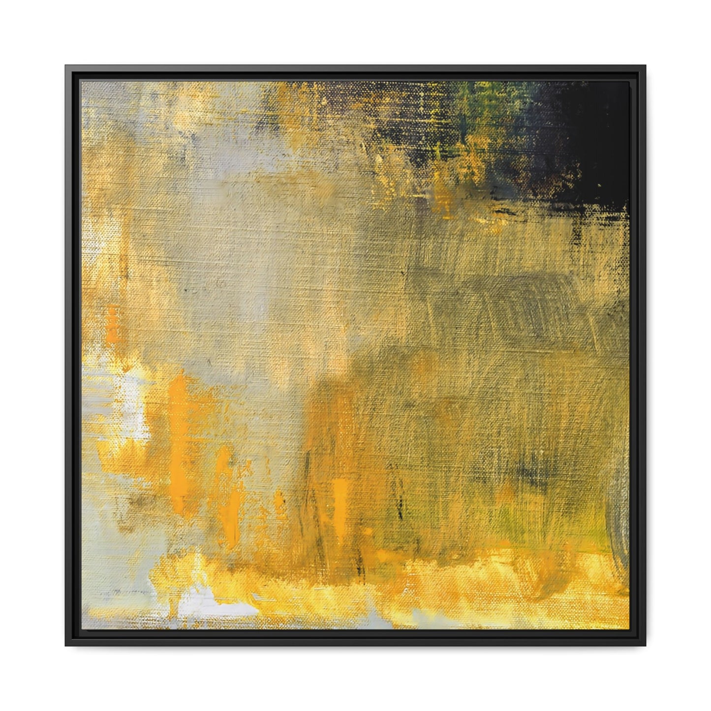 Tableau Contemporain Wheat Field "Série Sign Collections" / Toile encadrée sur caisse américaine