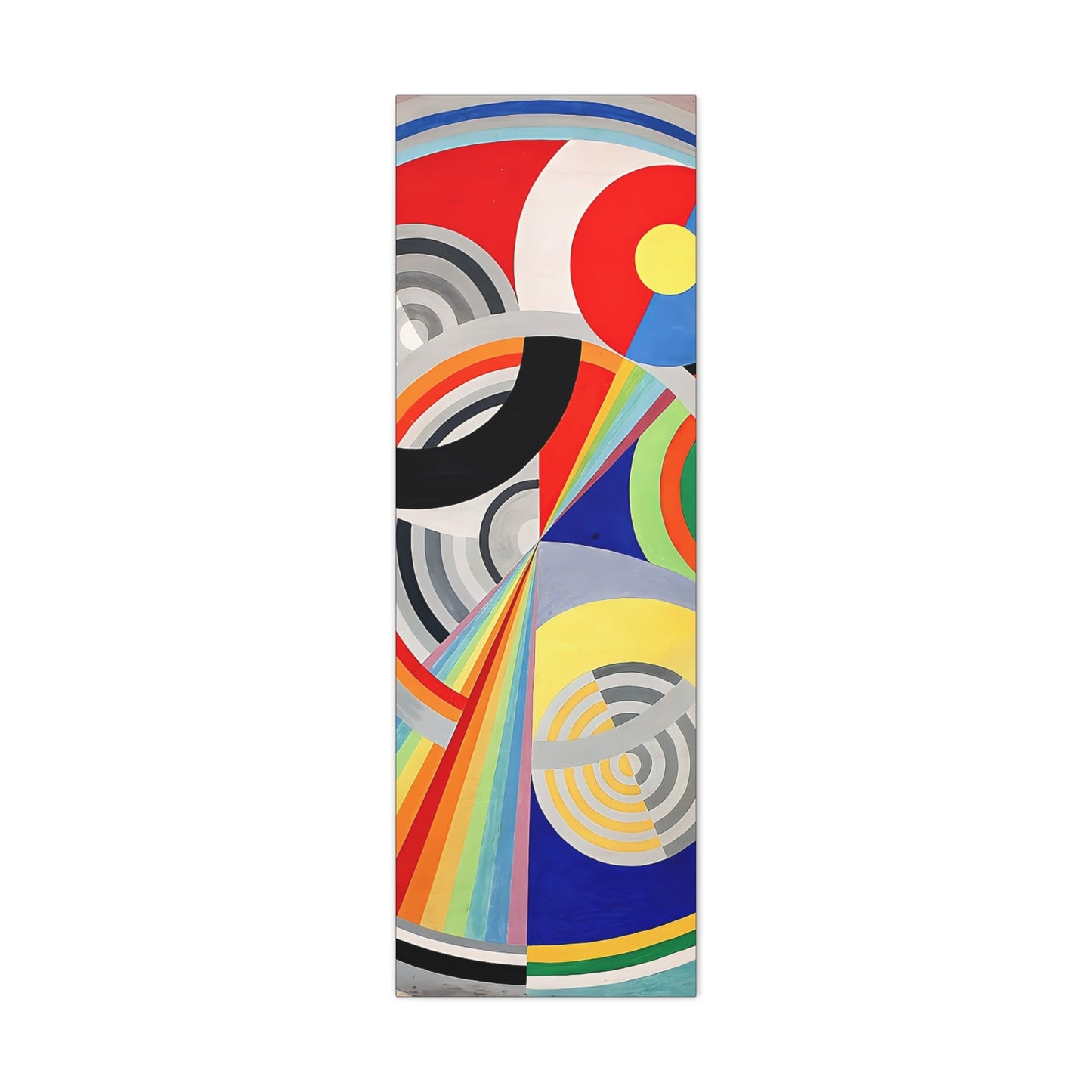 Rythme numéro 1 (1938) by Robert Delaunay / Reproduction Fine Art sur Toile / Large Epaisseur 3.2 cm - 1.25 inch