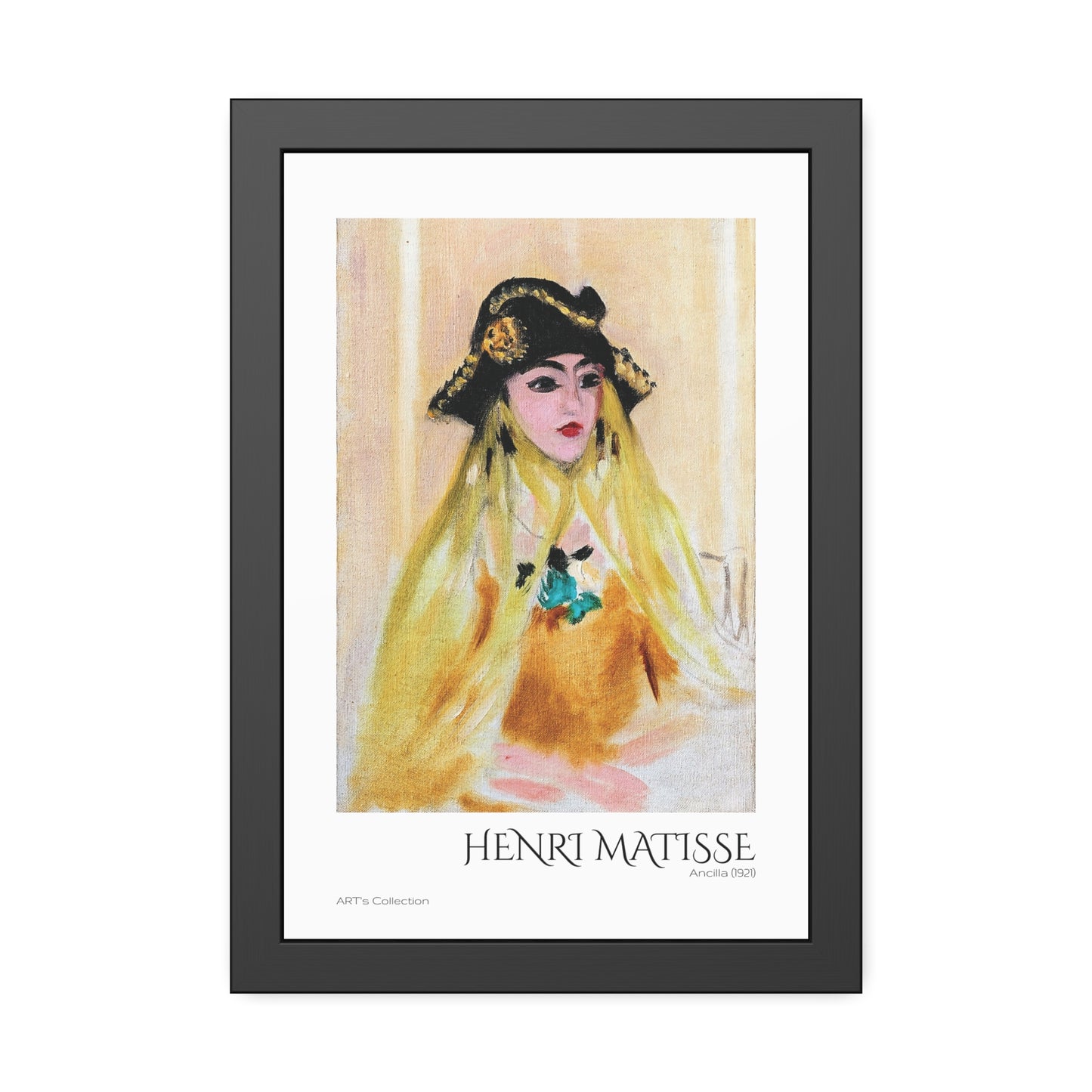 Ancilla (1921) by Henri Matisse  / Affiche Encadrée série ART's Collection
