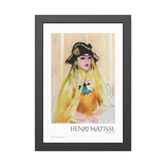 Ancilla (1921) by Henri Matisse  / Affiche Encadrée série ART's Collection