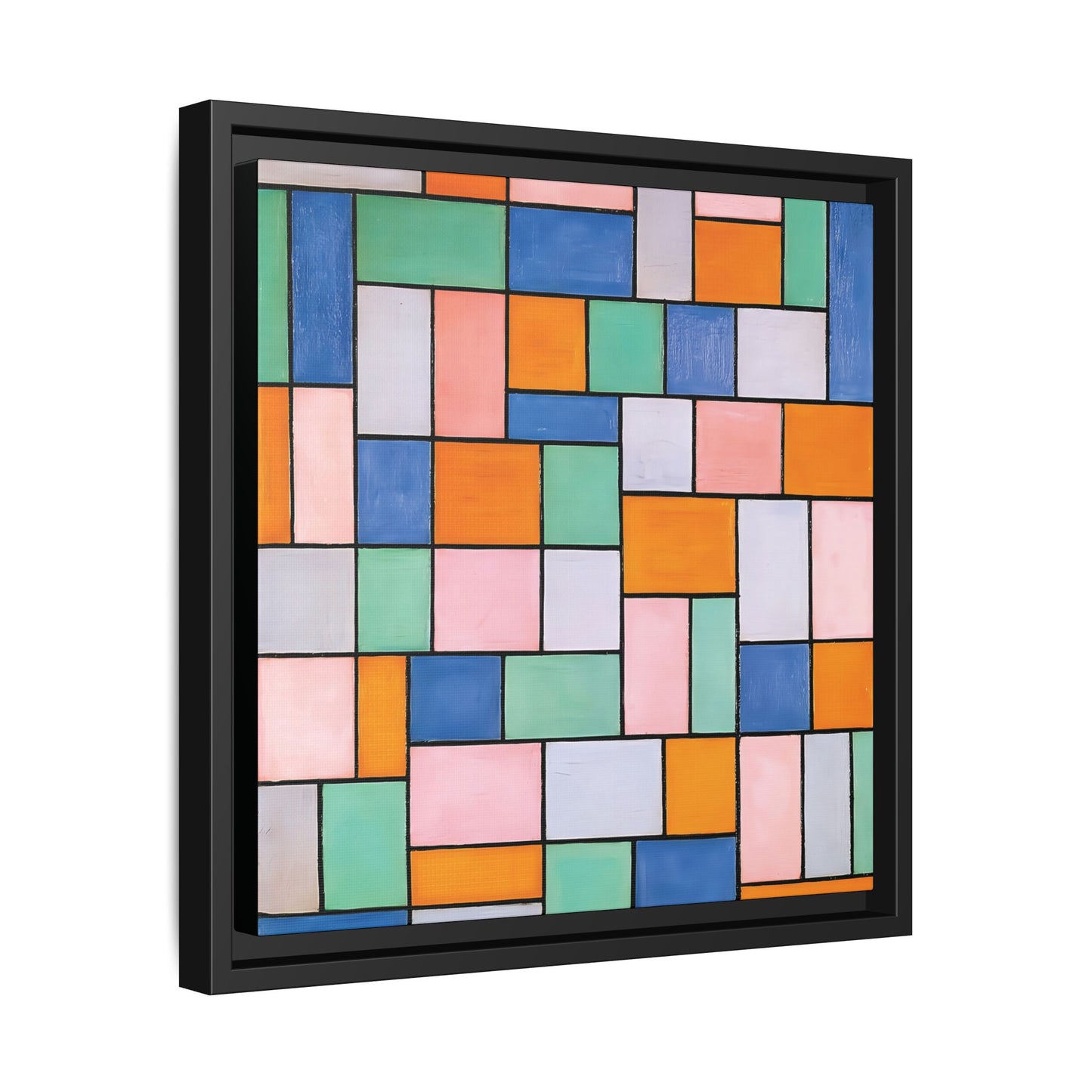 Composition in dissonances (1919) by Theo van Doesburg  / Toile encadrée sur caisse américaine