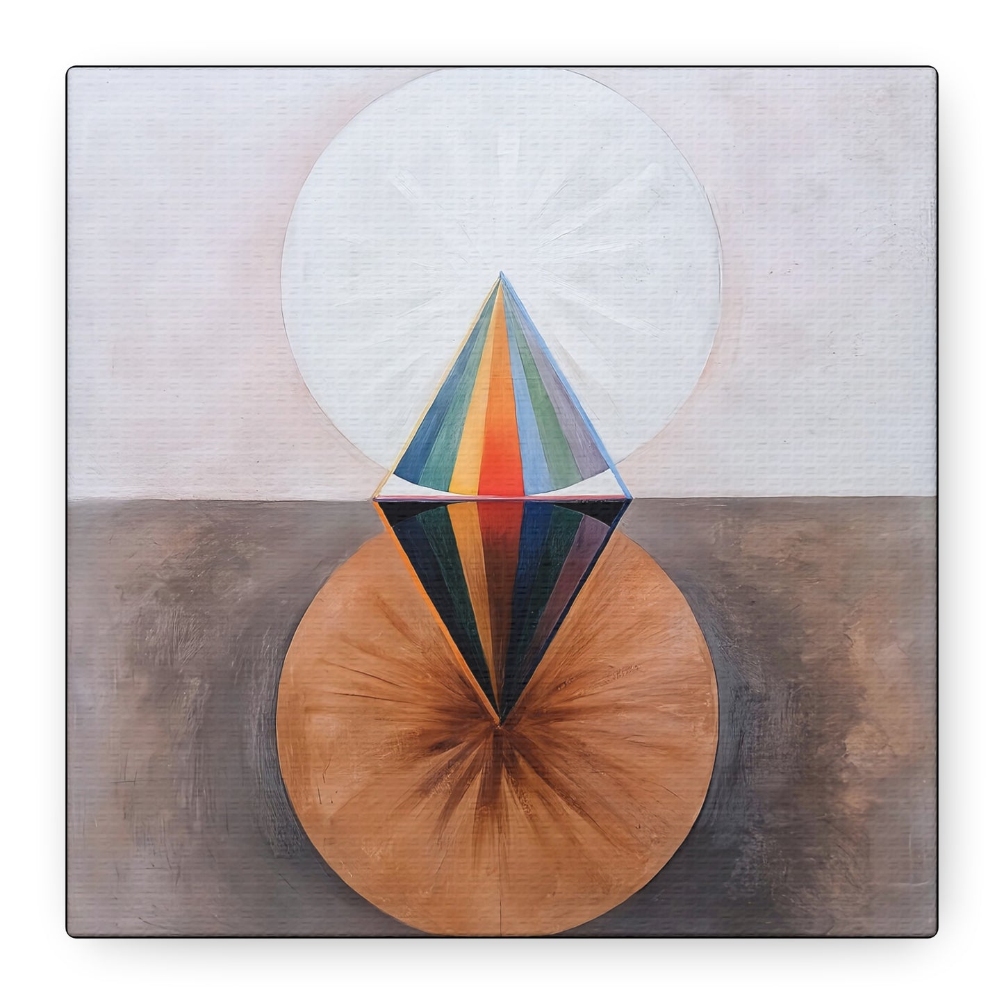The Swan, No. 12, Group IX-SUW (1915) by  Hilma af Klint / Reproduction Fine Art sur Toile / Large Epaisseur 3.2 cm - 1.25 inch