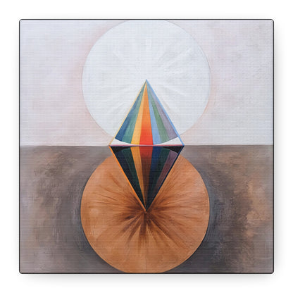 The Swan, No. 12, Group IX-SUW (1915) by  Hilma af Klint / Reproduction Fine Art sur Toile / Large Epaisseur 3.2 cm - 1.25 inch