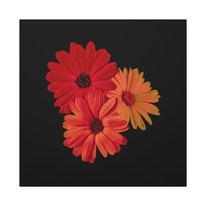 Collection Signature "FLORAL Numéro 1" sur Toile Fine Art sur Toile / Epaisseur 3,2cm - 1'25 po