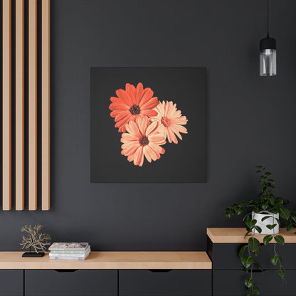 Collection Signature "FLORAL Numéro 6" sur Toile Fine Art sur Toile / Epaisseur 3,2cm - 1'25 po