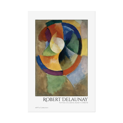 Formes circulaires, Soleil Numéro 2 (1912-1913) by Robert Delaunay / Affiche imprimée - Série ART's Collection