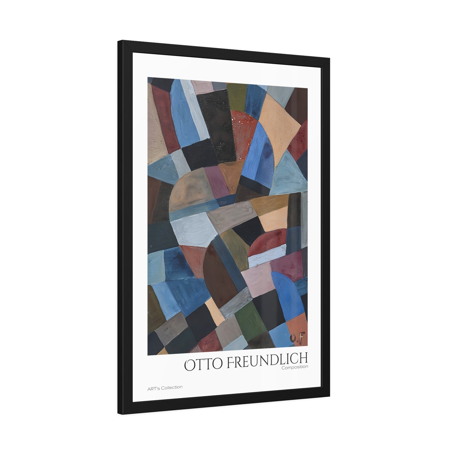 Composition by Otto Freundlich  / Affiche Encadrée série ART's Collection