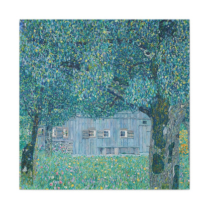 Bauernhaus in Buchberg (1911)  by Gustav Klimt / Reproduction Fine Art sur Toile / Flanc Large Epaisseur 3.2 cm - 1.25 inch