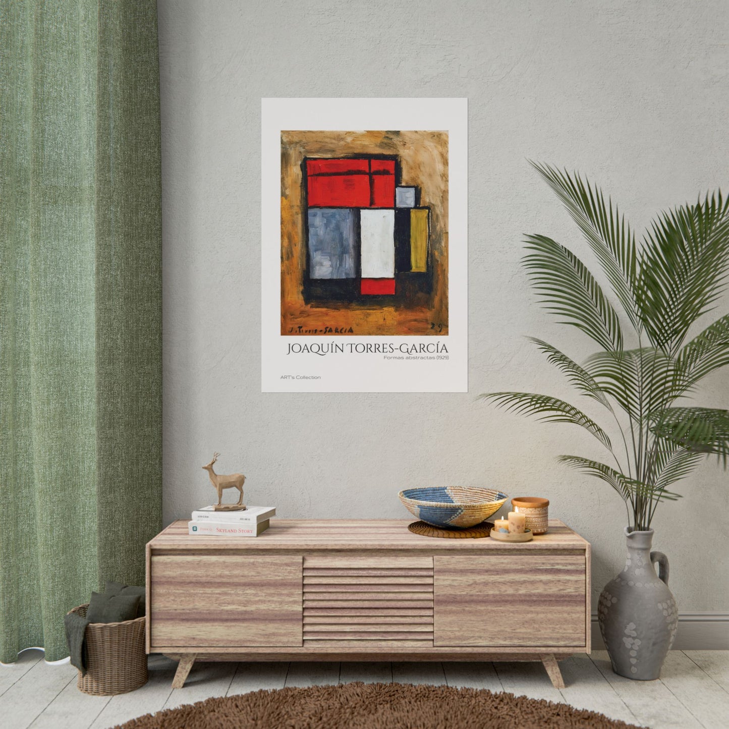 Formas abstractas (1929) by Joaquín Torres-García  / Affiche imprimée - Série ART's Collection