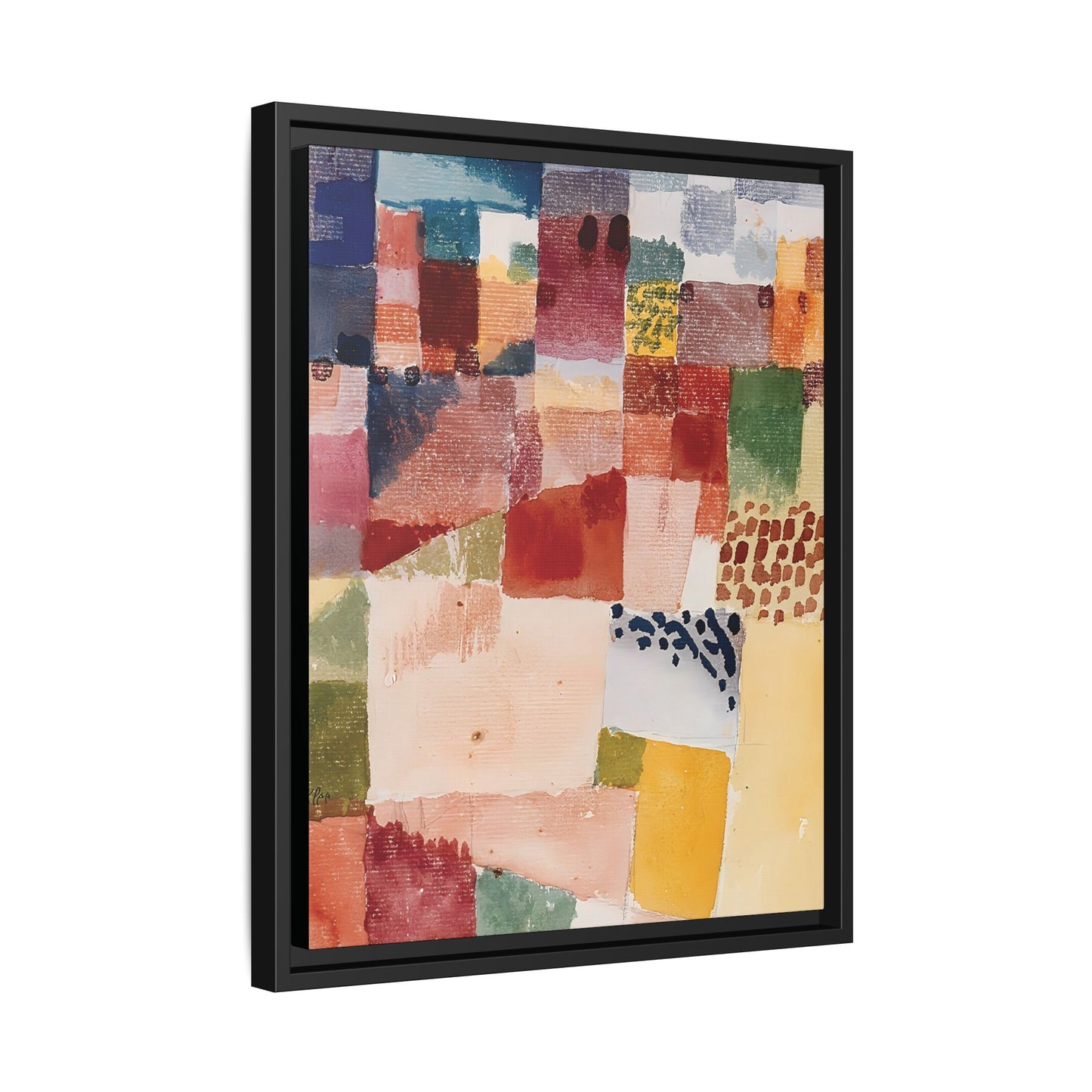 Motif from Hammamet (1914) by Paul Klee / Toile encadrée sur caisse américaine
