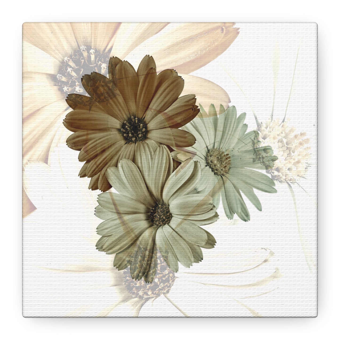 Collection Signature "FLORAL Numéro 12" sur Toile Fine Art sur Toile / Epaisseur 3,2cm - 1'25 po