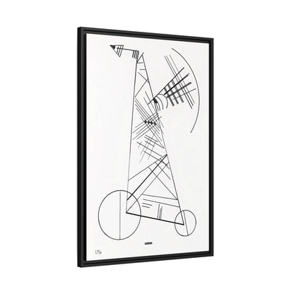 Ohne Titel (1930) by Wassily Kandinsky / Toile encadrée sur caisse américaine
