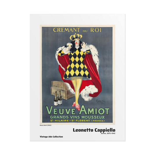 Veuve Amiot (1922) by Leonetto Cappiello / Affiche imprimée - Série Vintage Ads Collection