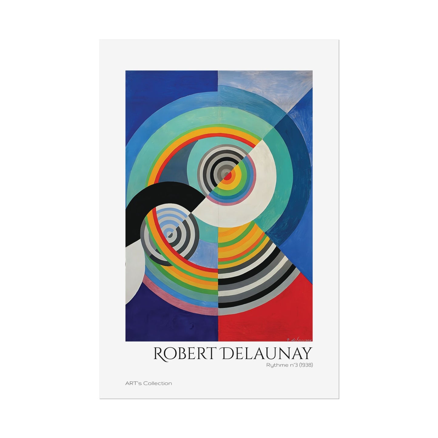 Rythme Numéro 3 (1938) by Robert Delaunay / Affiche imprimée - Série ART's Collection