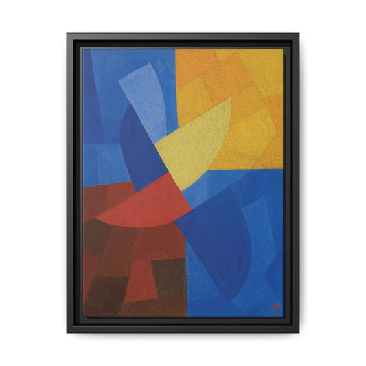 Composition (around 1932) by Otto Freundlich   / Toile encadrée sur caisse américaine