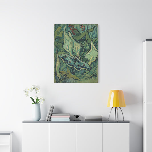 Emperor moth (1889) by Vincent van Gogh  / Reproduction Fine Art sur Toile / Epaisseur 3,2cm - 1'25 po