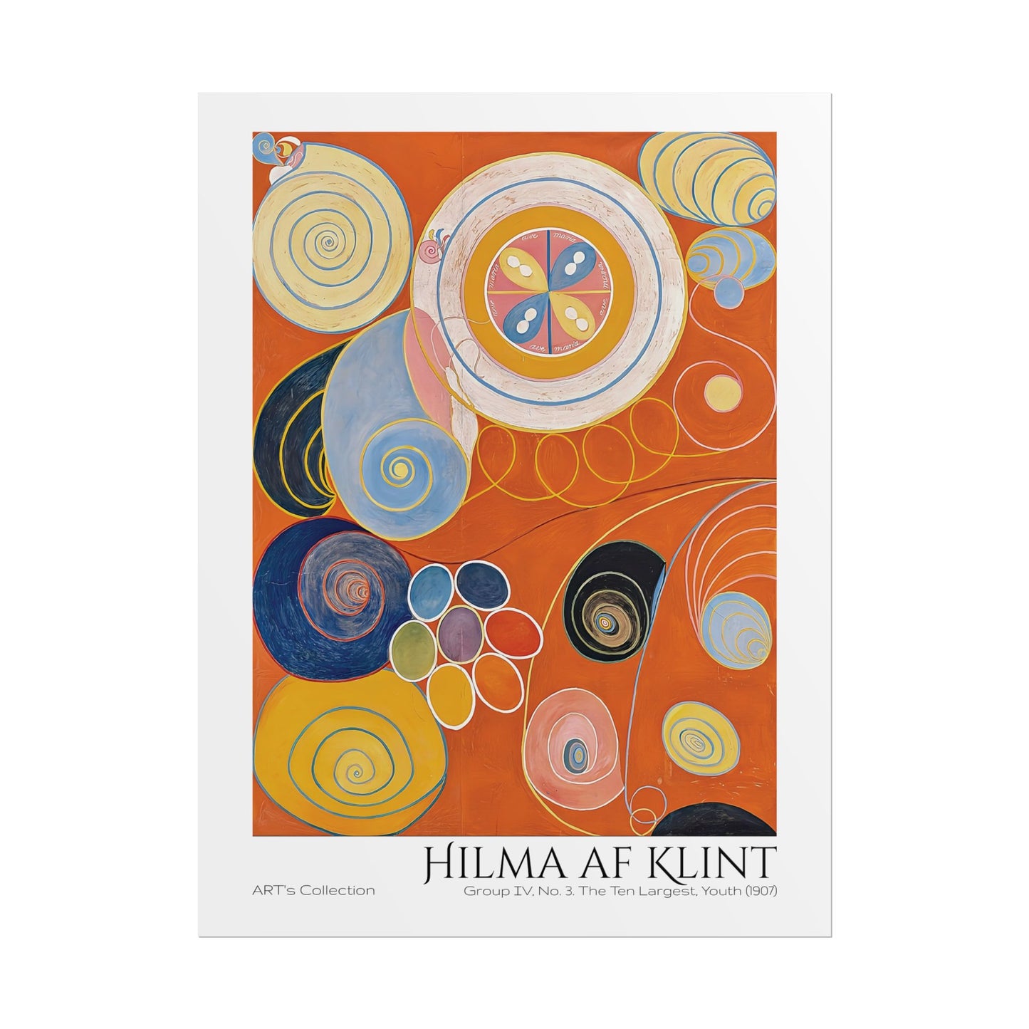 Group IV, No. 3. The Ten Largest, Youth (1907) by Hilma af Klint  / Affiche imprimée - Série ART's Collection