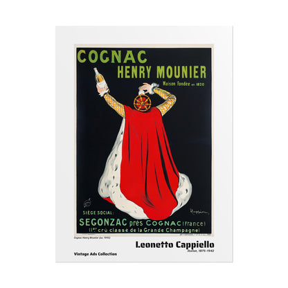 Cognac Henry Mounier (ca. 1910) by Leonetto Cappiello / Affiche imprimée - Série Vintage Ads Collection