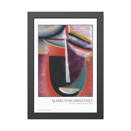 Abstract Head Mysterium (1925) by Alexej von Jawlensky  / Affiche Encadrée série ART's Collection