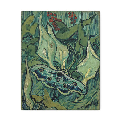Emperor moth (1889) by Vincent van Gogh  / Reproduction Fine Art sur Toile / Epaisseur 3,2cm - 1'25 po