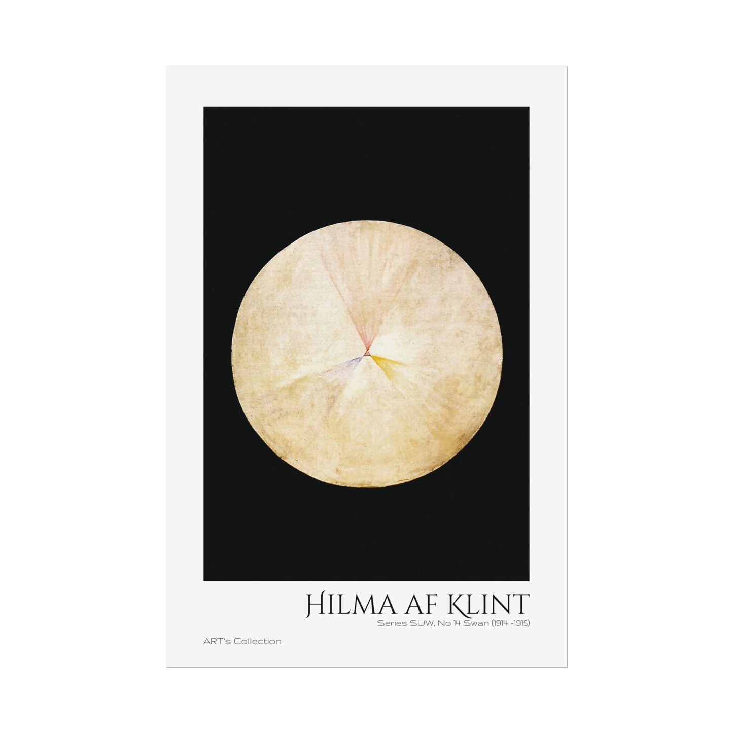 Series SUW, No 14 Swan (1914 -1915) by Hilma af Klint  / Affiche imprimée - Série ART's Collection