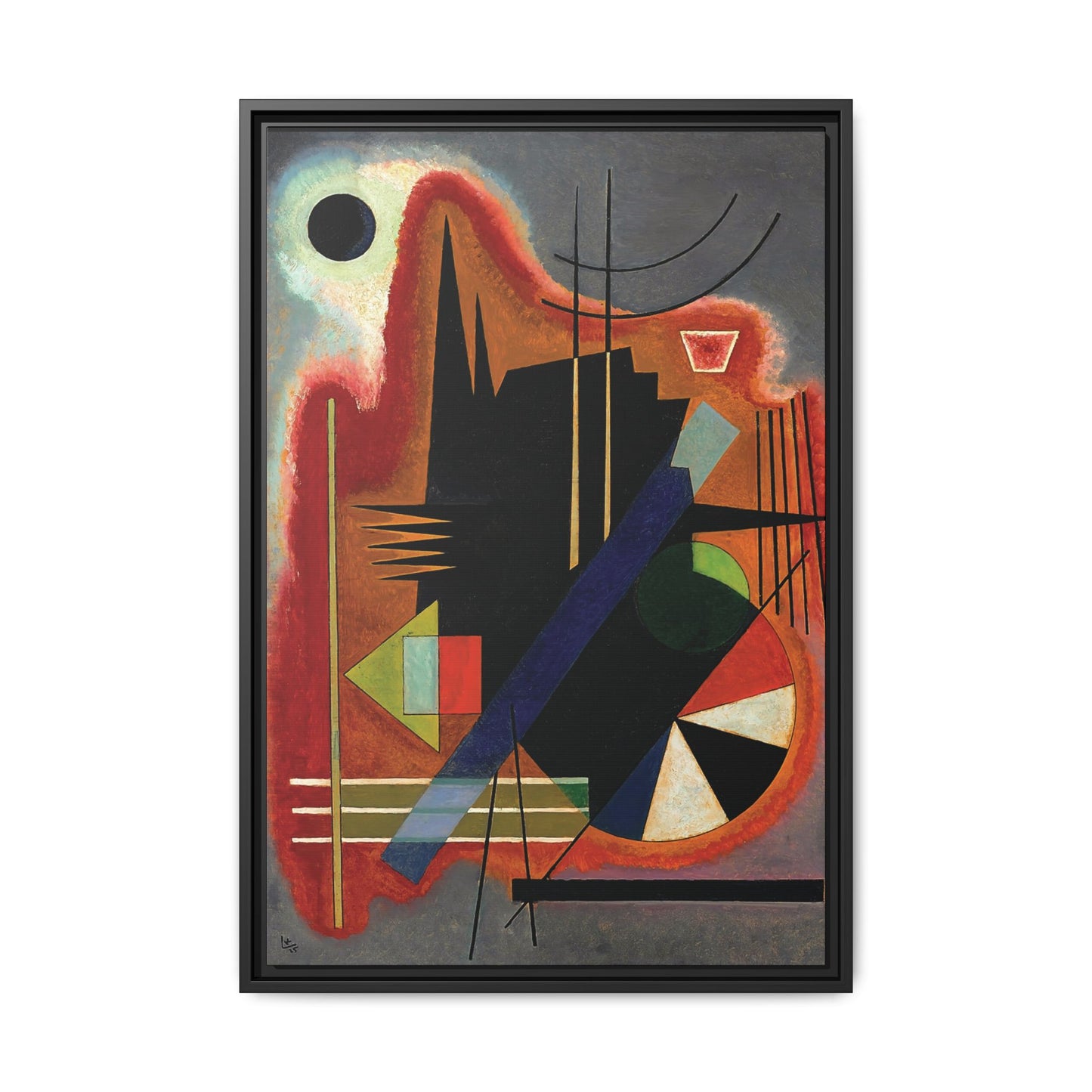 Wassily Kandinsky / Several Points (1925) / Toile encadrée sur caisse américaine