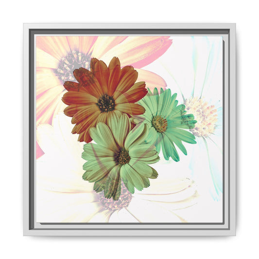 Collection Signature "FLORAL Numéro 14" sur Toile encadrée avec caisse américaine