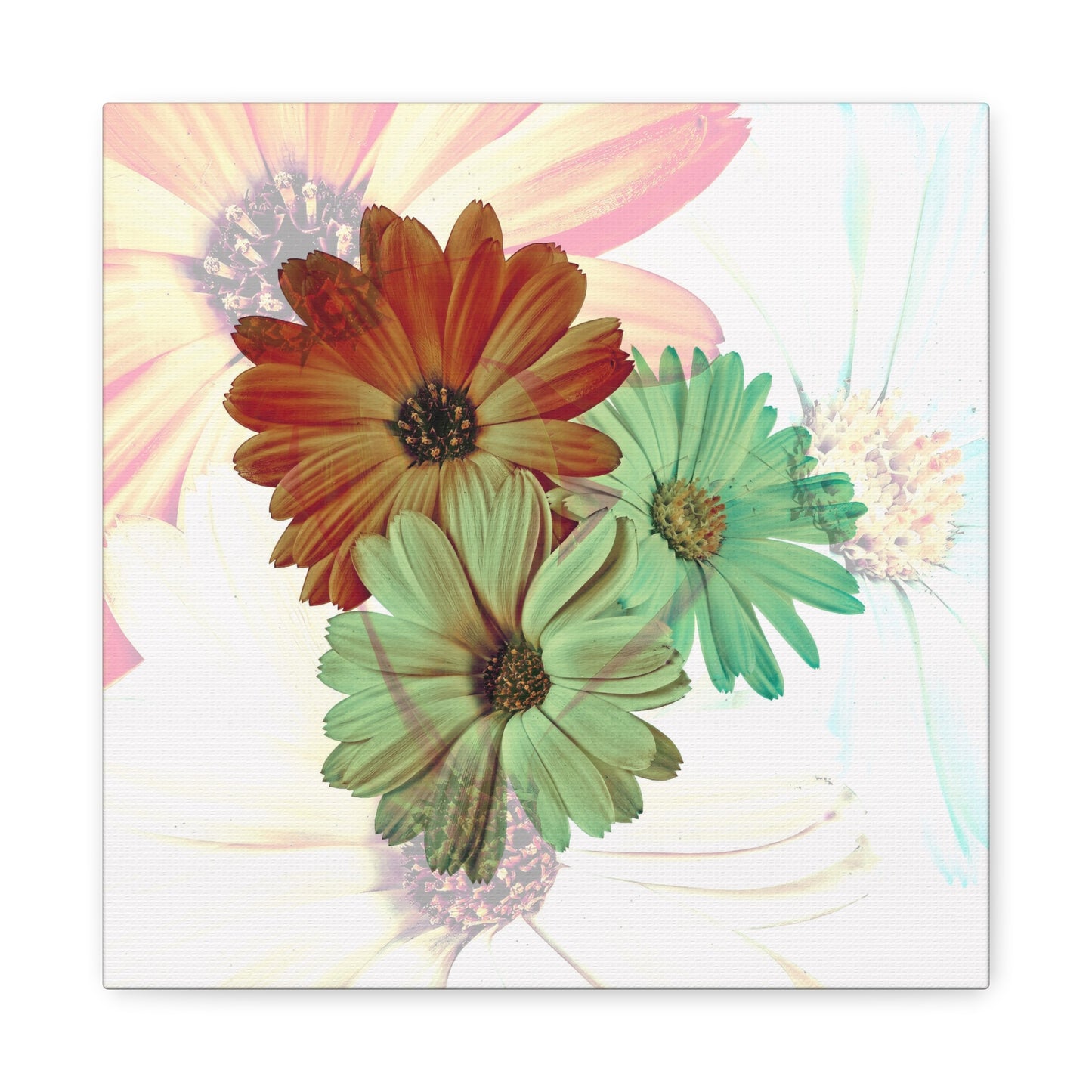Collection Signature "FLORAL Numéro 14" sur Toile Fine Art sur Toile / Epaisseur 3,2cm - 1'25 po