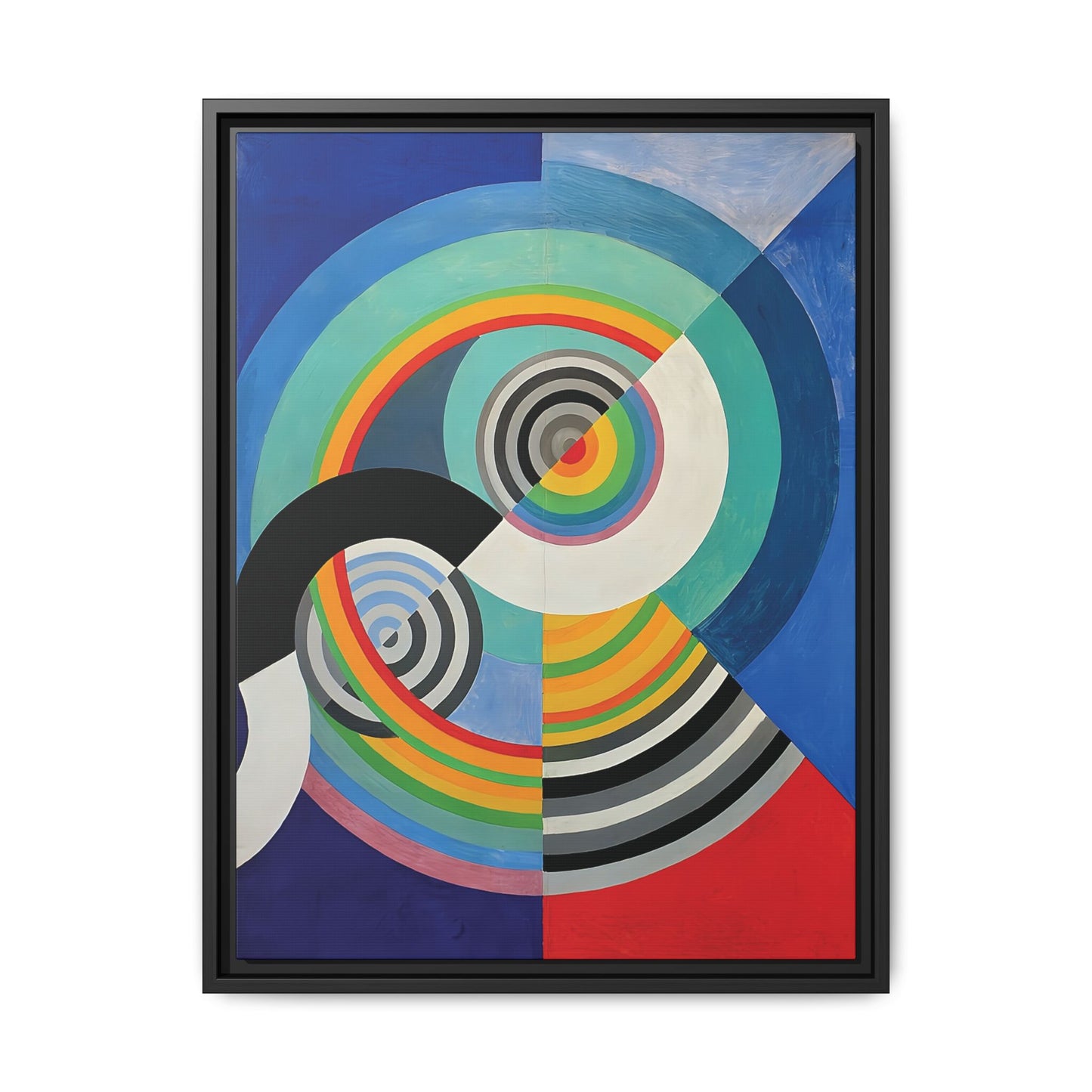 Rythme Numéro 3 (1938)  by Robert Delaunay  / Toile encadrée sur caisse américaine