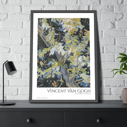 Acacia in Flowers by Vincent Van Gogh / Affiche Encadrée série ART's Collection