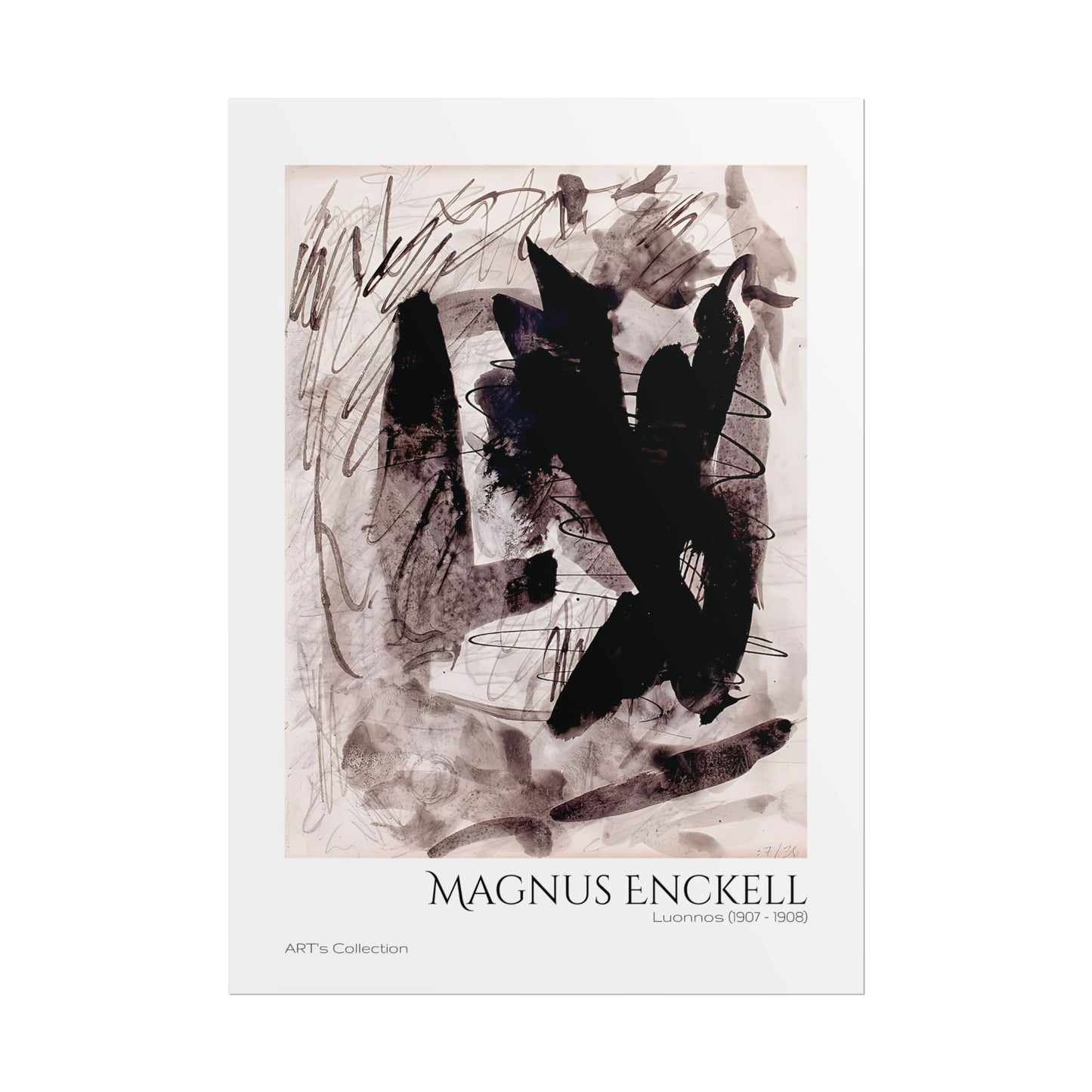 Luonnos (1907 - 1908) by Magnus Enckell / Affiche imprimée - Série ART's Collection