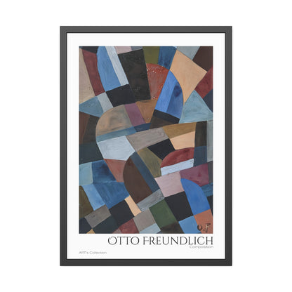 Composition by Otto Freundlich  / Affiche Encadrée série ART's Collection