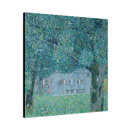Bauernhaus in Buchberg (1911)  by Gustav Klimt / Reproduction Fine Art sur Toile / Flanc Large Epaisseur 3.2 cm - 1.25 inch