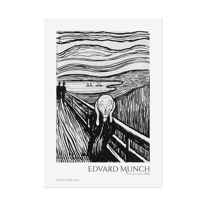 The Scream (1895) by Edvard Munch / Affiche imprimée - Série ART's Collection