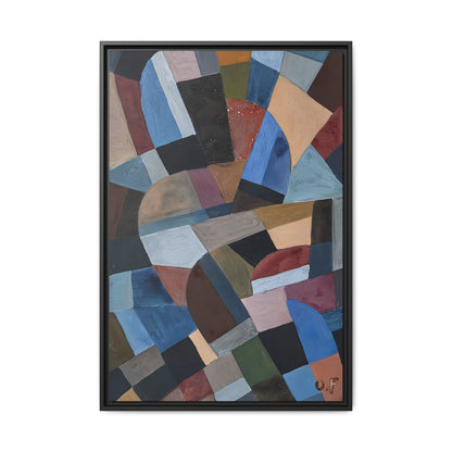 Composition by Otto Freundlich   / Toile encadrée sur caisse américaine