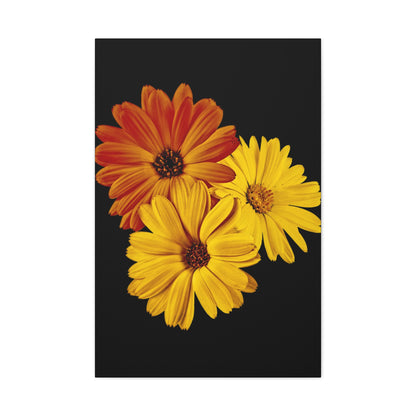 Collection Signature "FLORAL Numéro 4" sur Toile Fine Art sur Toile / Epaisseur 3,2cm - 1'25 po